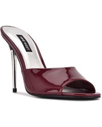 Nine West - Divas 3 Patent Dressy Mule Sandals - Lyst