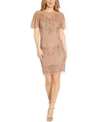 Adrianna Papell - Sequin Mini Cocktail And Party Dress - Lyst