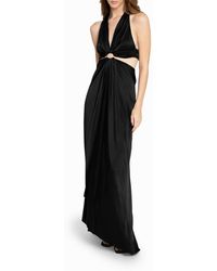 Nicole Miller - Cut Out Gown Dress - Lyst