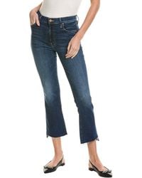 Mother - The Insider Step Fray Teaming Up Crop Jean - Lyst