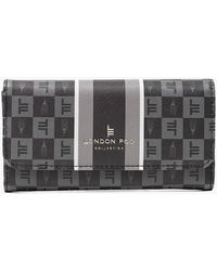 London Fog - Sophia Signature Flap Wallet - Lyst
