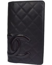 Chanel - Cambon Patent Leather Wallet (pre-owned) - Lyst