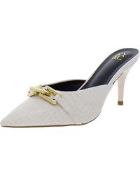 New York & Company - Kyra Mule Faux Leather Pointed Toe Pumps - Lyst