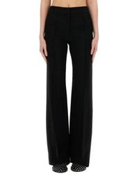 Jil Sander - Viscose Blend High-Waisted Pants - Lyst