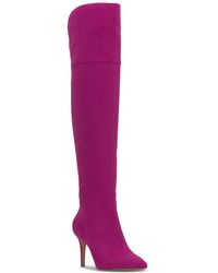 Jessica Simpson - Adysen Faux Suede Pointed Toe Over-the-knee Boots - Lyst