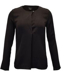 Theory - Long Sleeves Blouse - Lyst