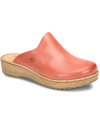 Born - Andy Leather Slip On Clogs - Lyst