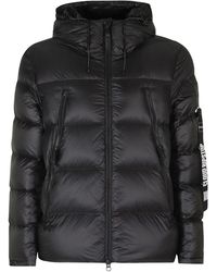 OUTHERE - High-Collar Ripstop Hooded Down Jacket - Lyst