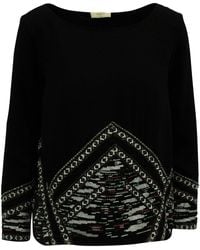 Ba&sh - Embroidered Long Sleeve Top - Lyst