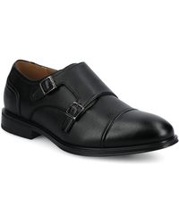 Vance Co. - Vance Dillon Cap-Toe Double Monk Strap Dress Shoe - Lyst