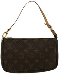 Louis Vuitton - Pochette Accessoire Canvas Clutch Bag (pre-owned) - Lyst