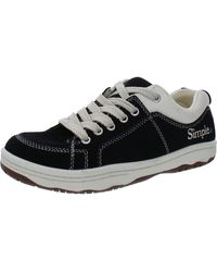 Simplee - Os Suede Low Top Skate Shoes - Lyst