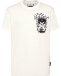 Philipp Plein - Round Neck T-Shirt Glass Skull - Lyst