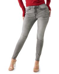 True Religion - Jennie Curvy Mid-rise Raw Hem Skinny Jeans - Lyst