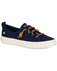 Sperry Top-Sider - Crest Vibe Canvas Ankle Boat Shoes - Lyst