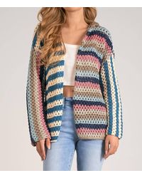 Elan - Cardigan Hoodie Sweater - Lyst