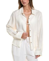 Anemos - Linen-Blend Phillips Button-Down Shirt - Lyst