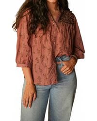 Layerz Clothing - Jane Button Up Top - Lyst