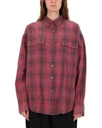 Our Legacy - Relaxed Fit Plaid Shirt With Classic Collar And Button-Down Front - Lyst