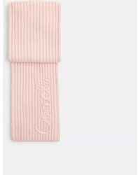 COACH - Coach Script Knit Muffler - Lyst