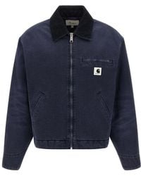 Carhartt - Loose-Fit Og Detroit Jacket With Corduroy Collar - Lyst