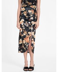 Guess - Micol Printed Midi Skirt - Lyst