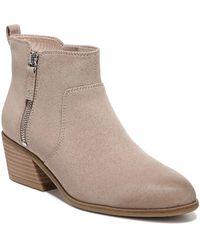 Dr. Scholls - Lawless Faux Leather Almond Toe Booties - Lyst