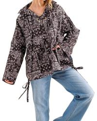 And The Why - Say We Can Bandana Print Windbreaker Jacket - Lyst