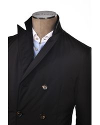 Kiton - Kired By Ofu Double-Breasted Raincoat - Lyst