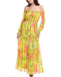 Hemant & Nandita - Tiered Off-The-Shoulder Maxi Dress - Lyst