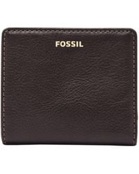 Fossil - Madison Leather Bifold - Lyst