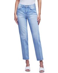 L'Agence - Marjorie Mayfield Straight Leg Jean - Lyst