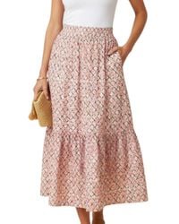 Loretta Caponi - Nuvola High-Waisted Long Skirt - Lyst