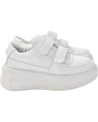 Acne Studios - Velcro Strap Platform Sneakers - Lyst