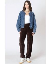 Dex - Quilted Bomber Jacket - Lyst