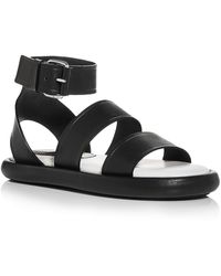 Proenza Schouler - Leather Flat Ankle Strap - Lyst