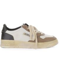 Autry - Sup Wint Low Perforated Leather Low-Top Sneakers - Lyst