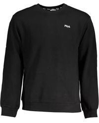 Fila - Elegant Long-sleeve Embroide Sweatshirt - Lyst