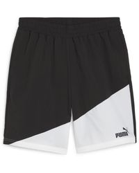PUMA - Essentials Woven 9" Cargo Shorts Black - Lyst