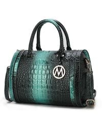 MKF Collection by Mia K - Usal Croc-Embossed Satchel Bag By Mia K - Lyst