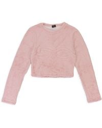 CALLIPYGIAN - Textured Bustier Long Sleeve T-Shirt - Lyst