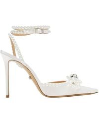 Mach & Mach - Bow Embellished Pointed Toe Pumps - Lyst