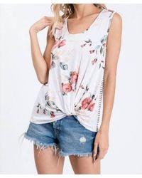 7Th Ray - Floral Button Back Top - Lyst