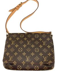 Pre-owned Louis Vuitton Limited Edition Green Monogram Perforated Musette
