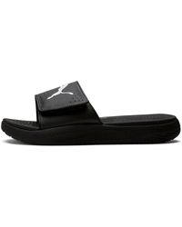PUMA Leather sandals for Men | Online Sale up to 57% off | Lyst