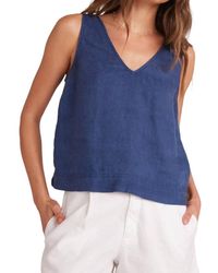Bella Dahl - Sleeveless Button Back V-Neck Top - Lyst