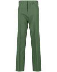 Marni - High-Waist Straight-Leg Wool Trousers - Lyst