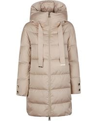 Herno - Quilted Down Jacket With Hood And Drawstrings - Lyst