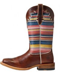 Ariat - Fiona Western Leather Boot - Lyst