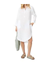 Sundry - Long Sleeve Shirttail Dress - Lyst
